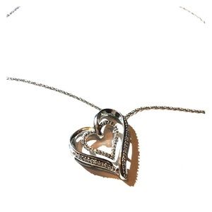 THE PERFECT GIFT!  Beautiful double heart pendant